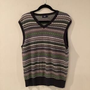 Men’s Small Navy Preppy Academia Golf Vest  in Excellent Preloved Condition!